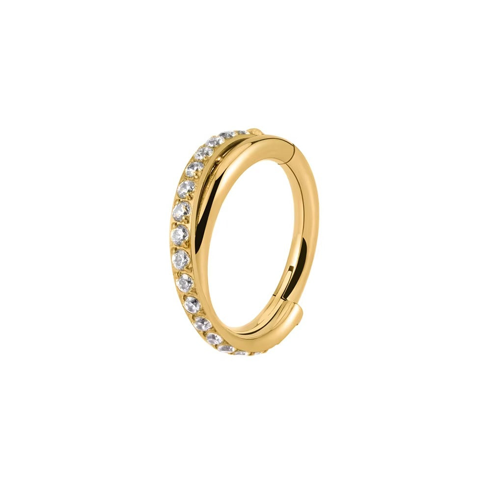 Éclat Crystal Clicker Hoops