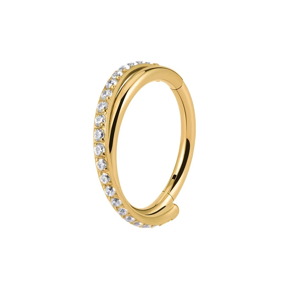 Éclat Crystal Clicker Hoops