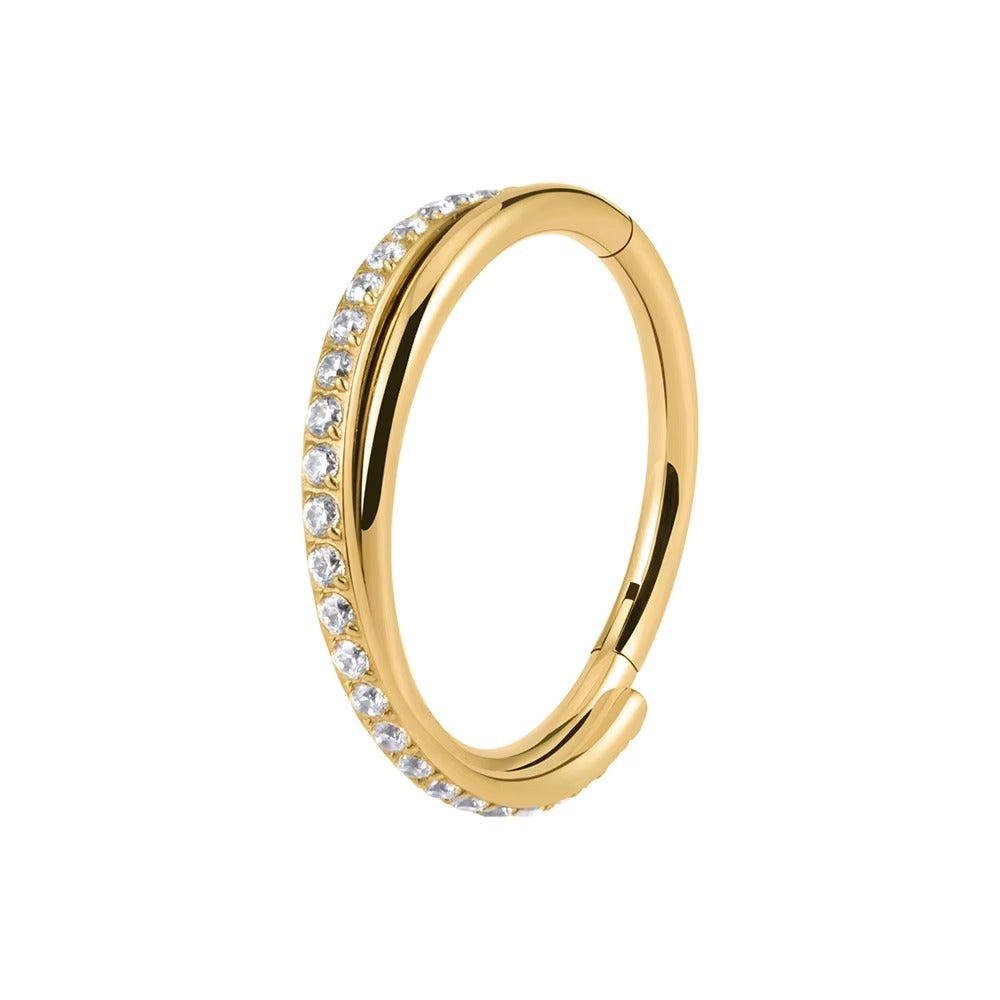 Éclat Crystal Clicker Hoops