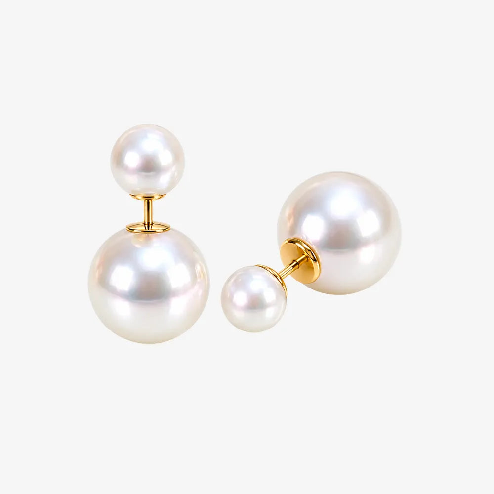 Twin Pearl Earrings