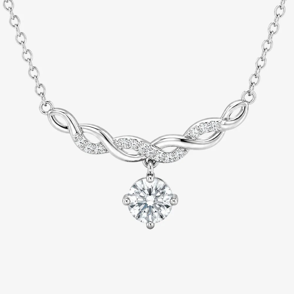 Éclat Solitaire Necklace