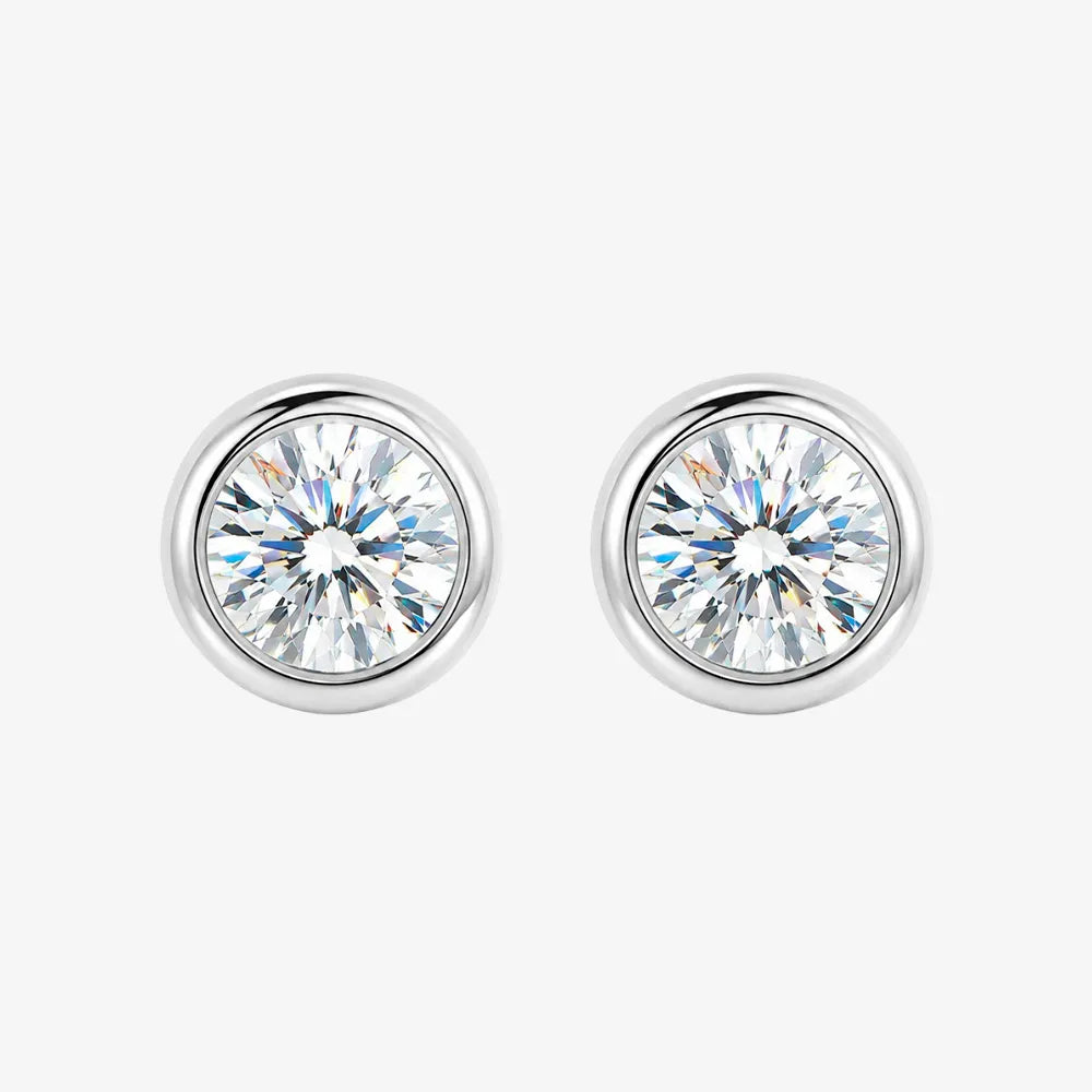 Radiance Solitaire Stud Earrings