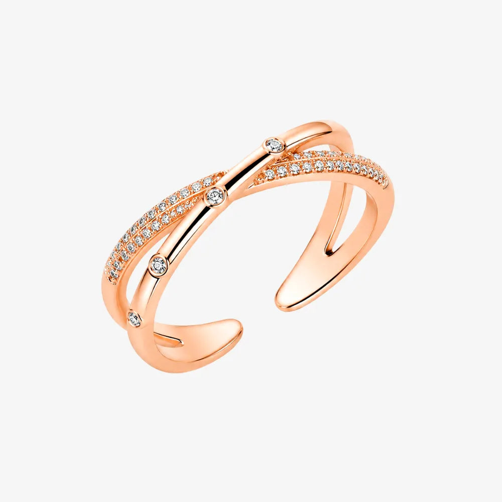 Rose Luxe Crossover Ring