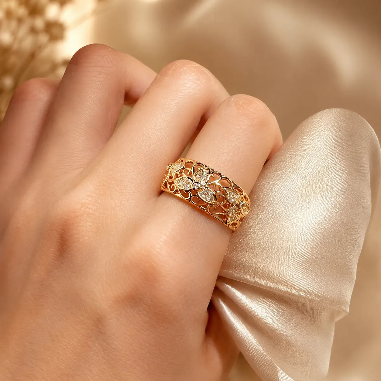 Rose Blossom Ring