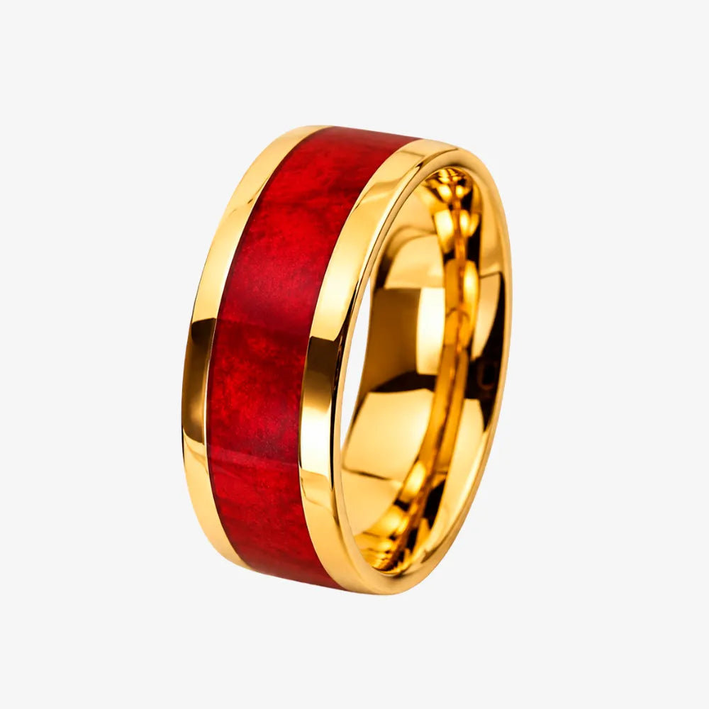 Crimson Ember Ring