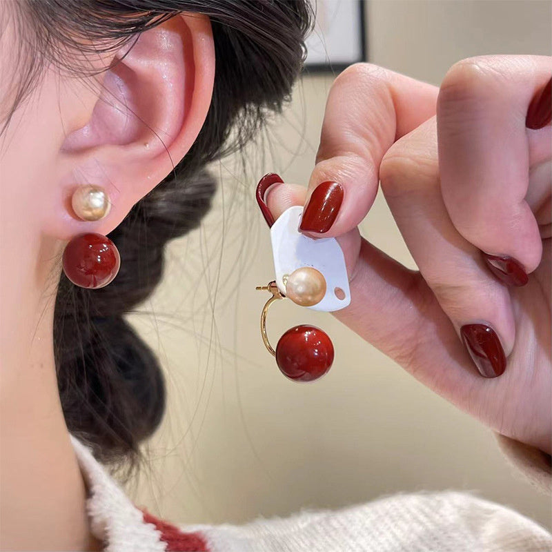 Twin Pearl Earrings