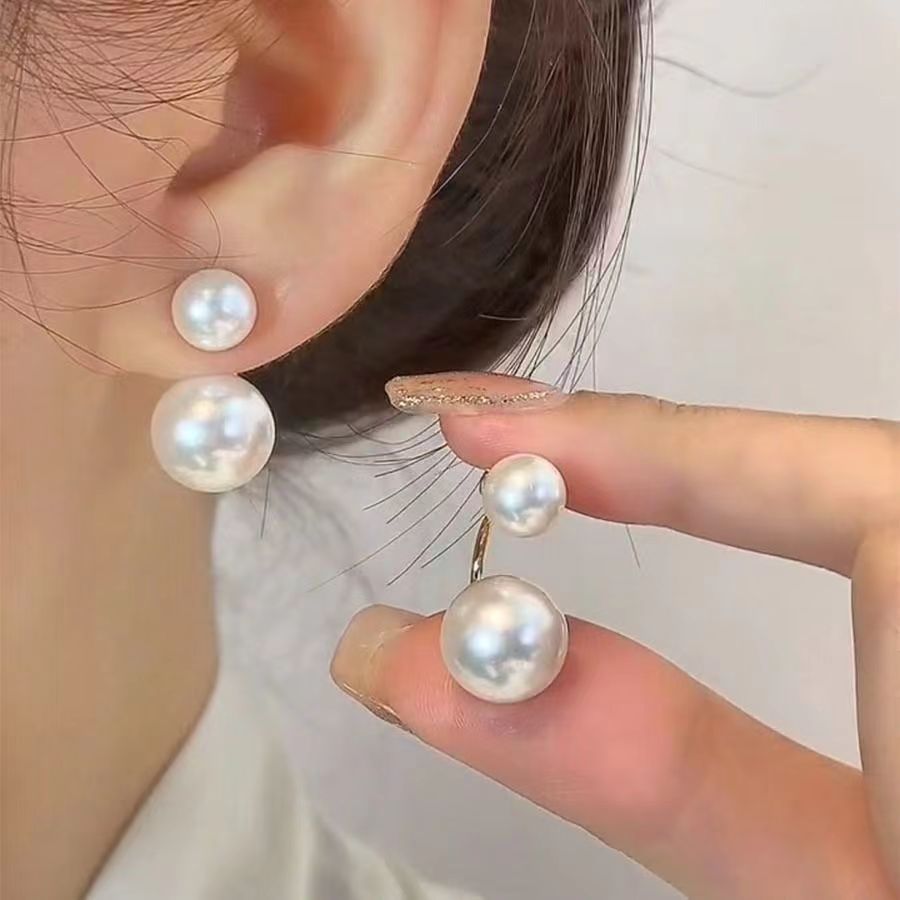 Twin Pearl Earrings