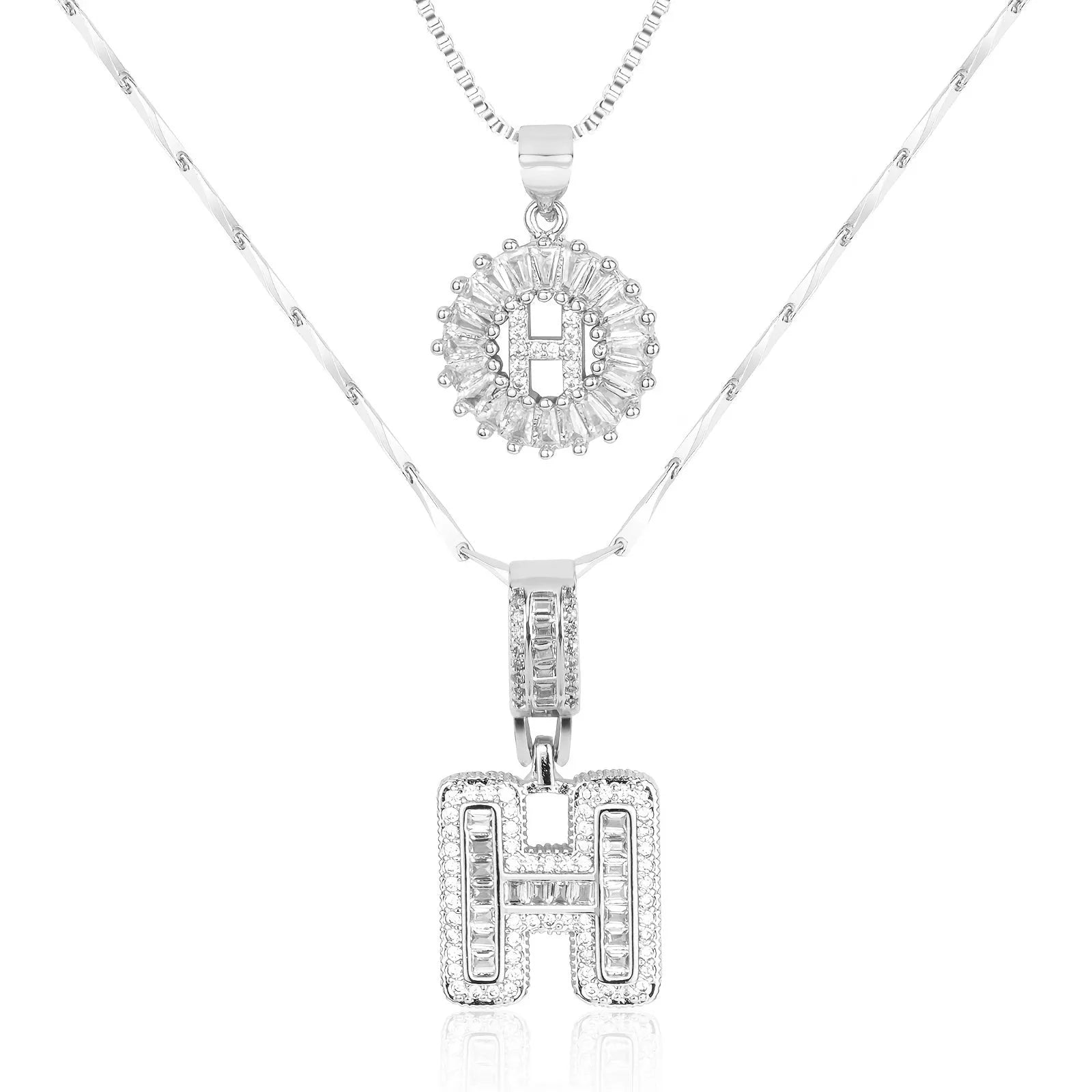 Everly Initial 2-Piece Necklace Set