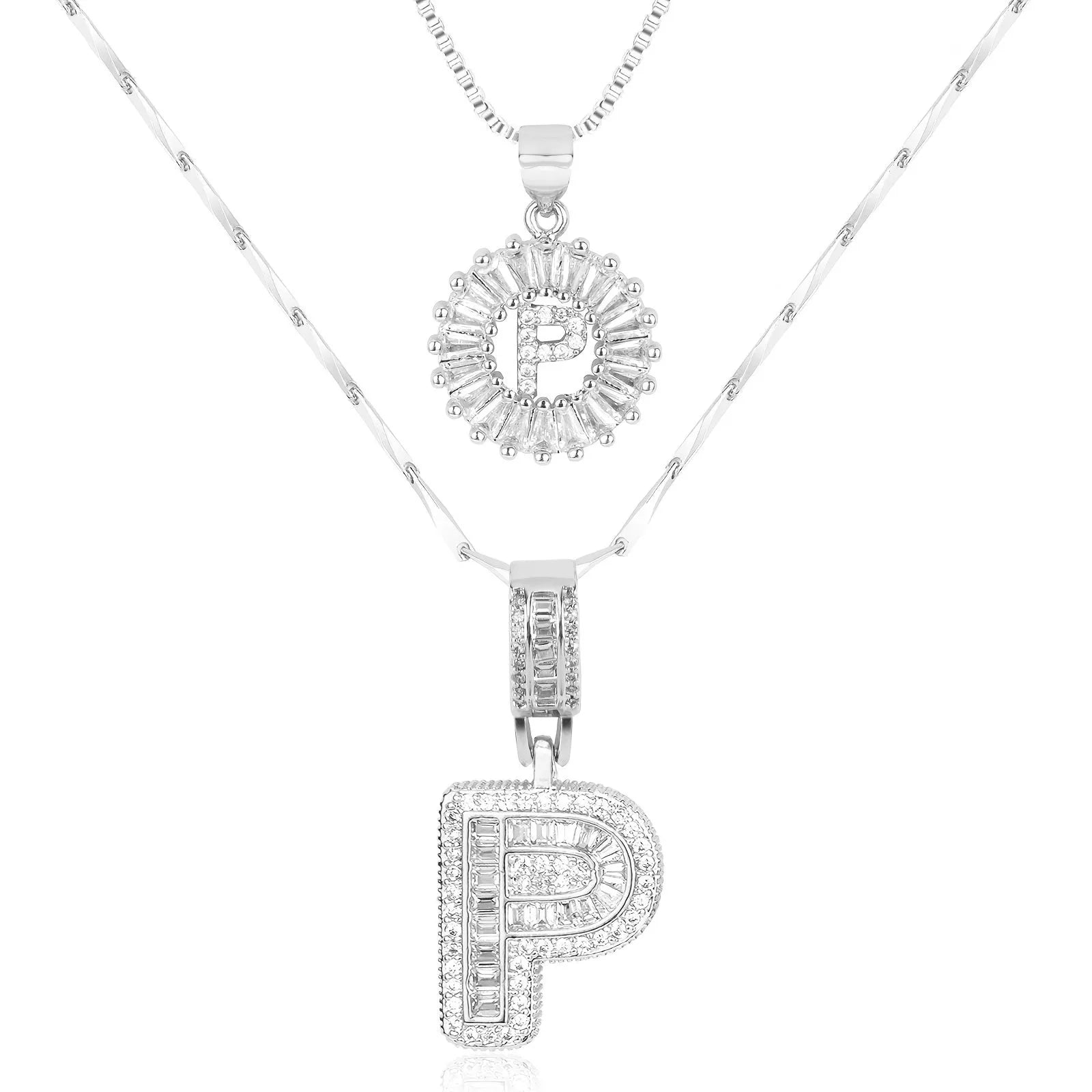 Everly Initial 2-Piece Necklace Set