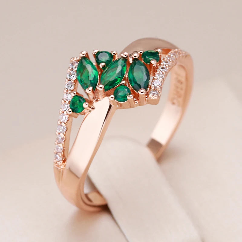 Emerald Bloom Ring