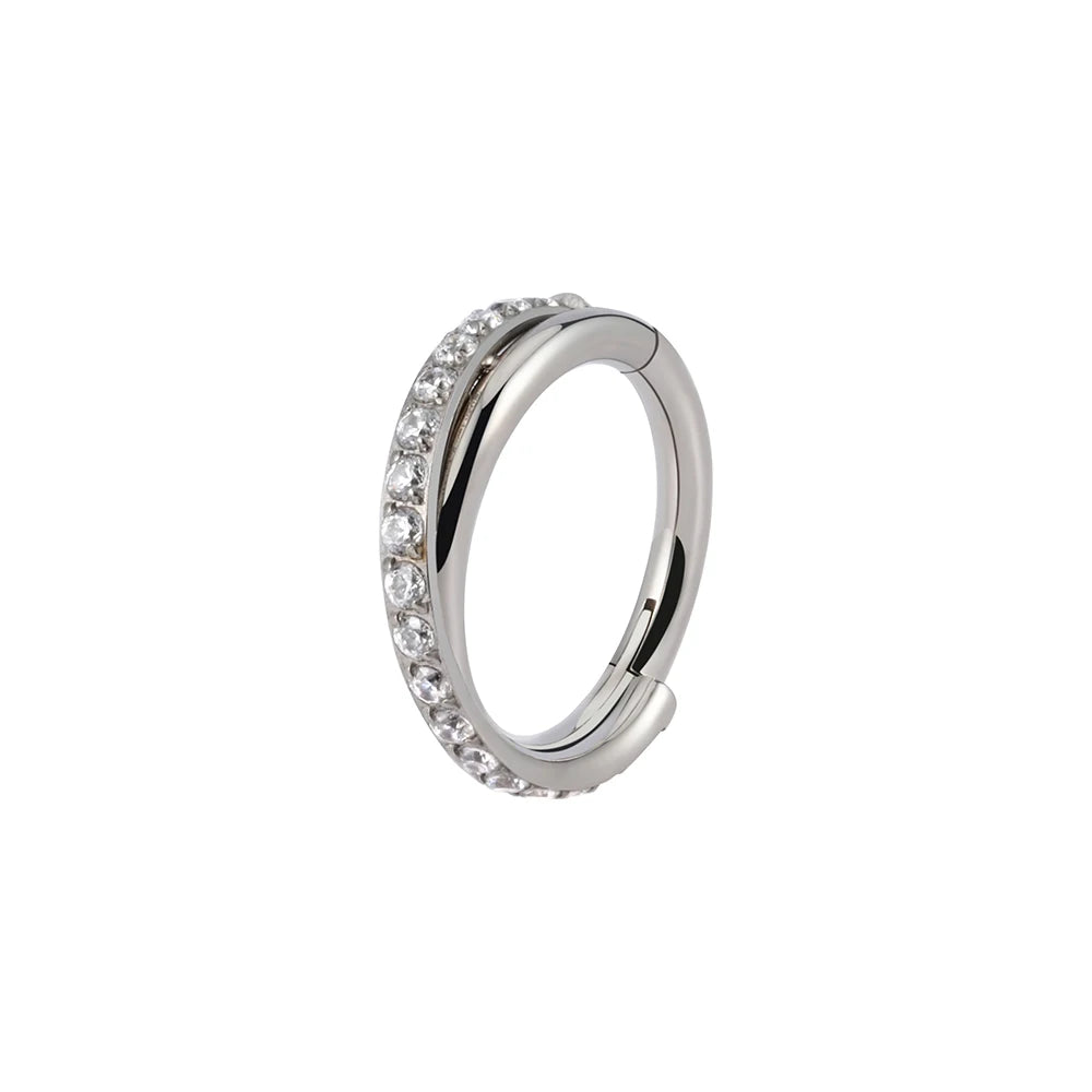 Éclat Crystal Clicker Hoops