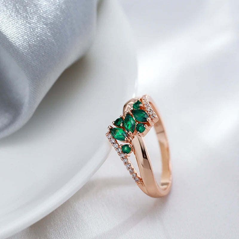 Emerald Bloom Ring