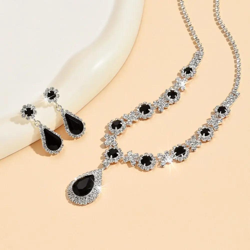 Royal Sparkle Crystal Jewelry Set