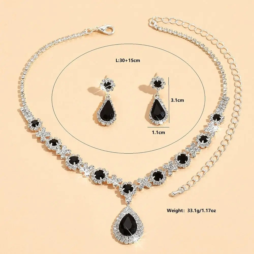 Royal Sparkle Crystal Jewelry Set