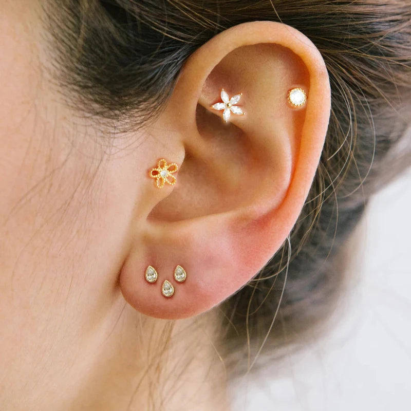 Bloom Trio Stud Set