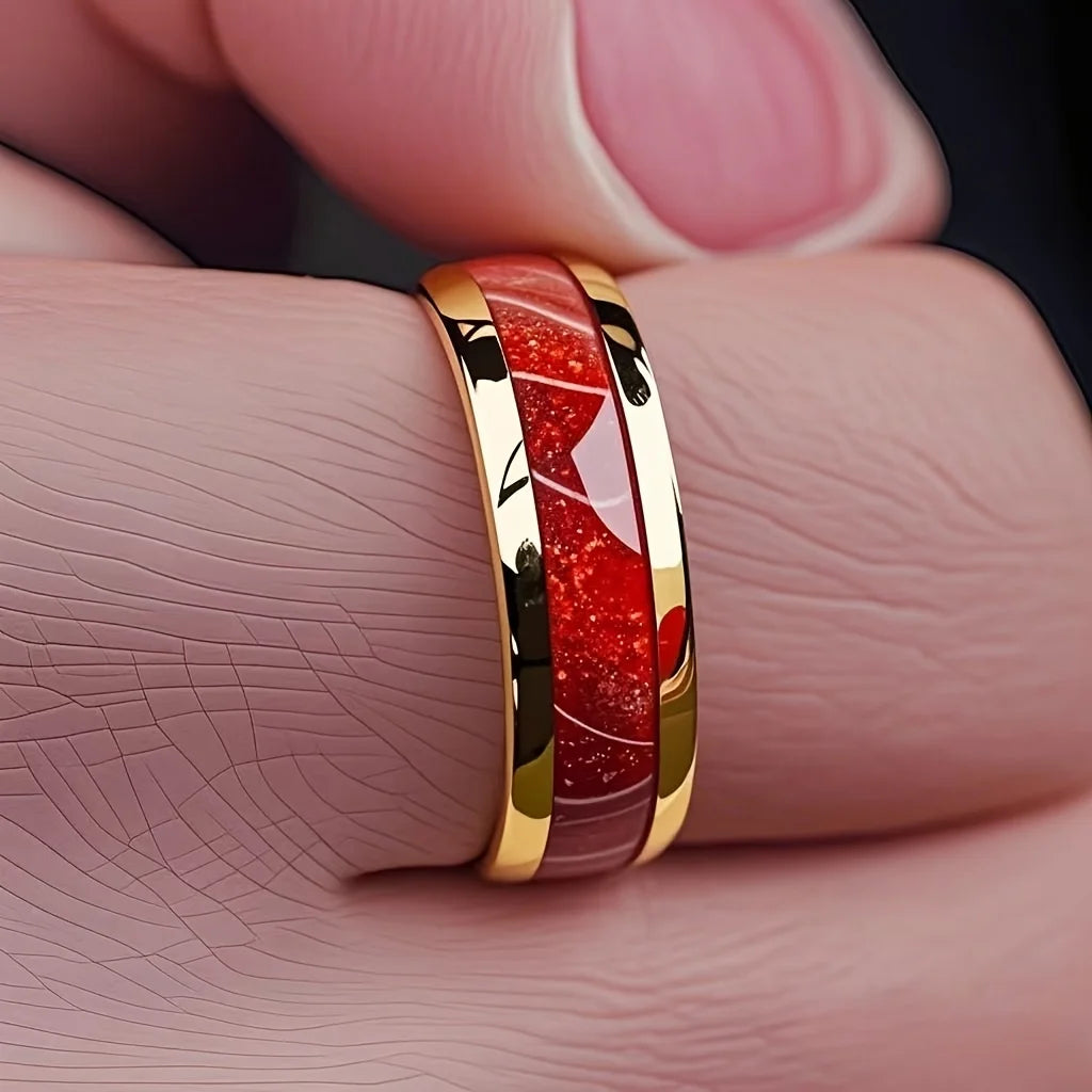 Crimson Ember Ring