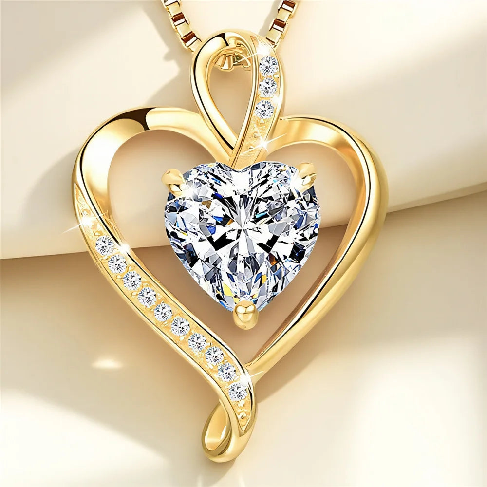 Amoura Heart Pendant Necklace