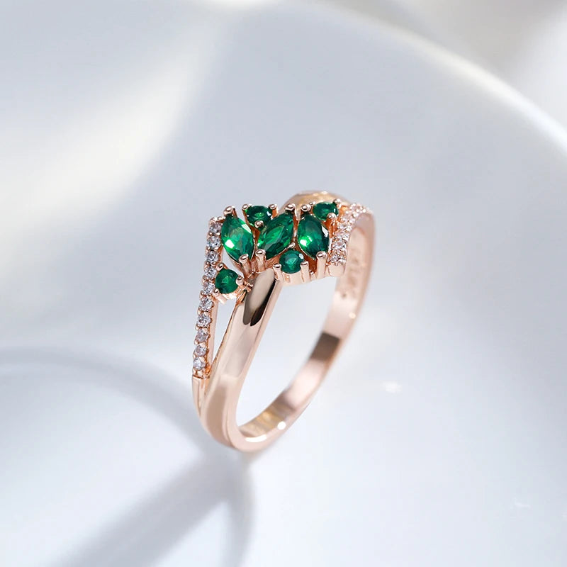Emerald Bloom Ring