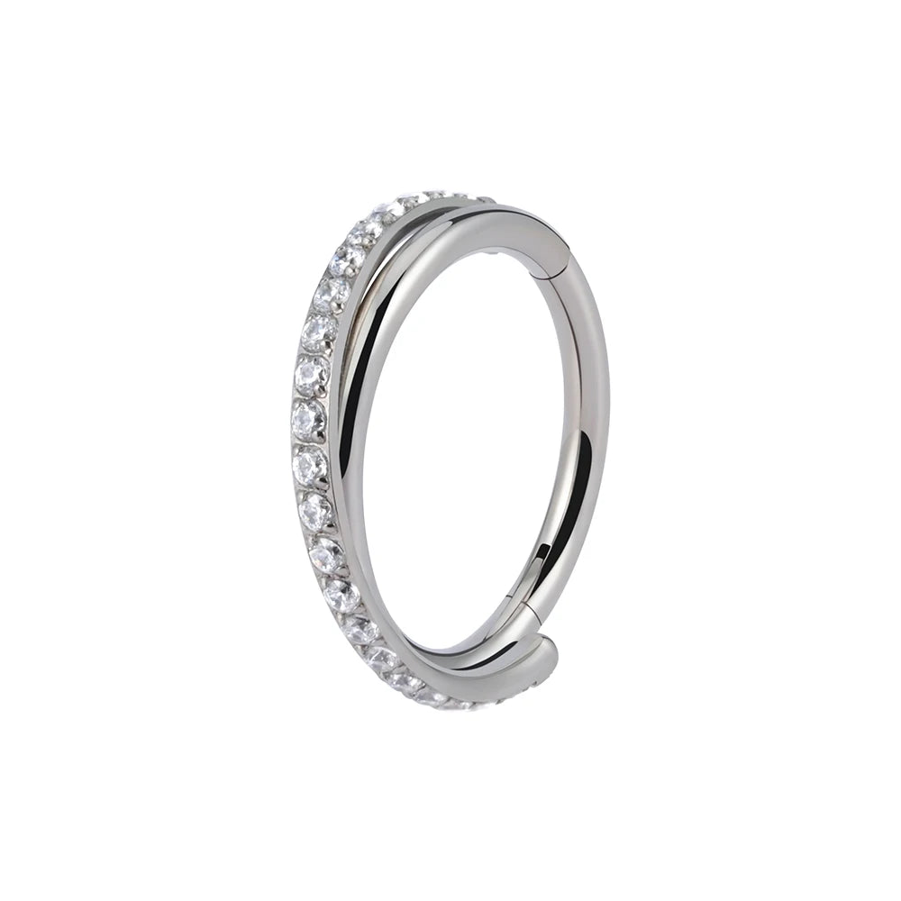 Éclat Crystal Clicker Hoops