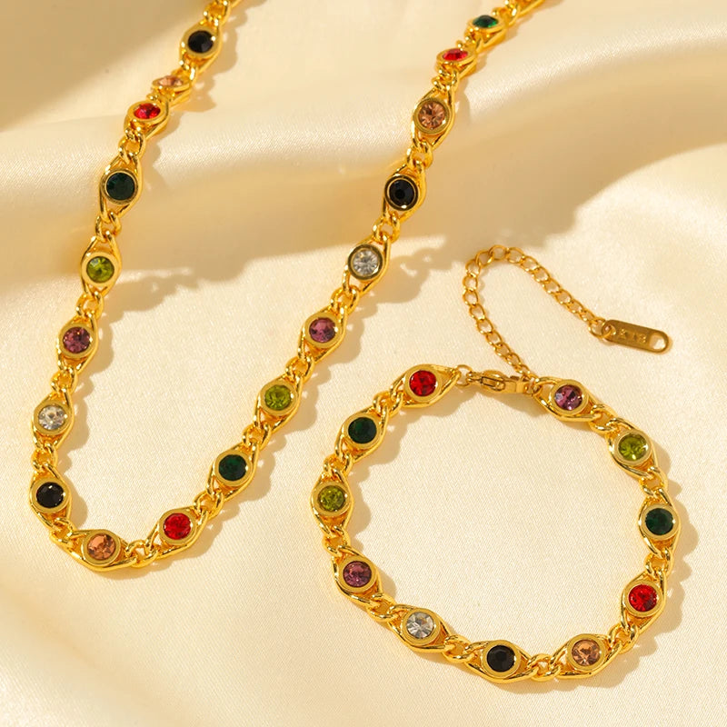 Eilieck Luxe Pearl Necklace & Bracelet