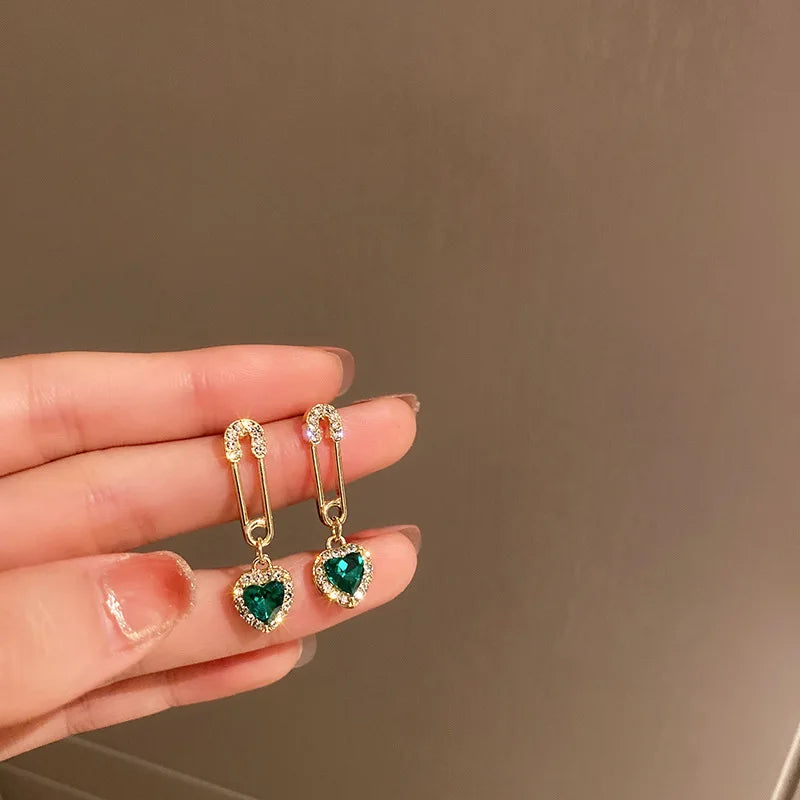 Emerald Royale Vintage Earrings