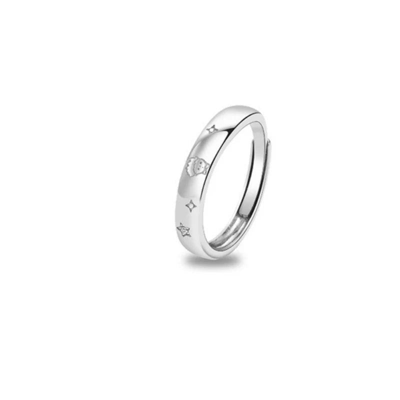 Eterna Rose Couple Rings Set