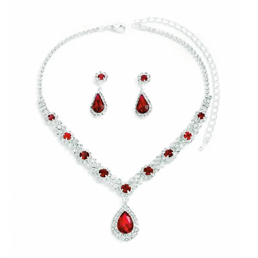 Royal Sparkle Crystal Jewelry Set