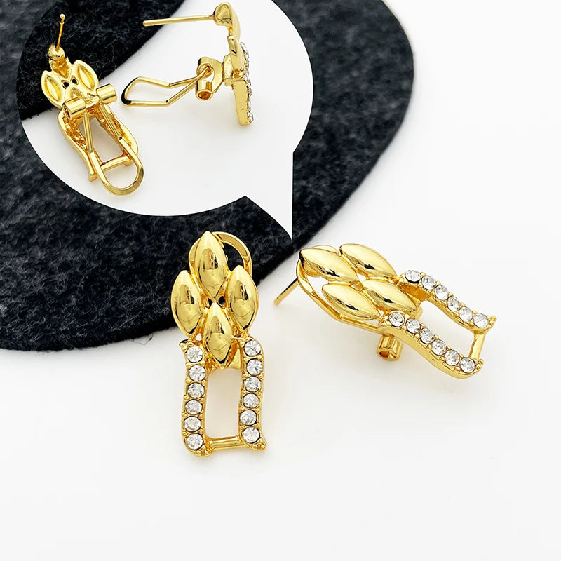 Dubai Royal Cuban Gold Jewelry Set