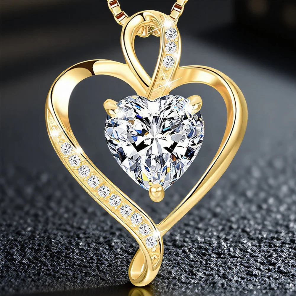 Amoura Heart Pendant Necklace